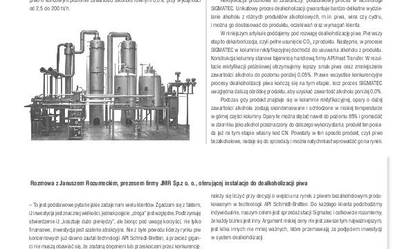 Technologia SIGMATEC w czasopiśmie Przemysł Fermentacyjny i Owocowo-Warzywny