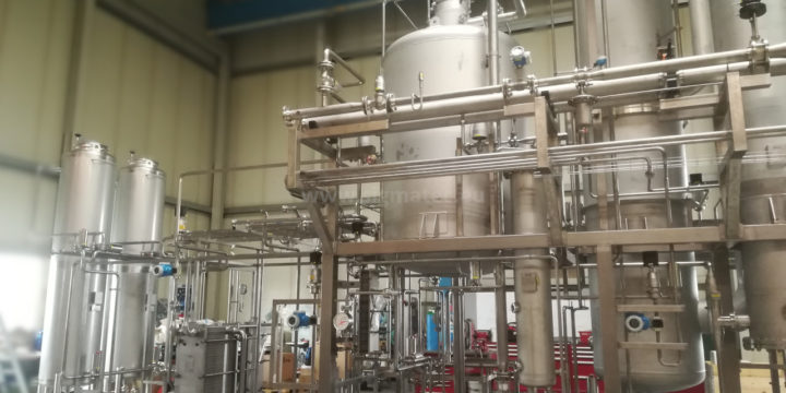 New Process System with a capacity of 50 hl/hour
